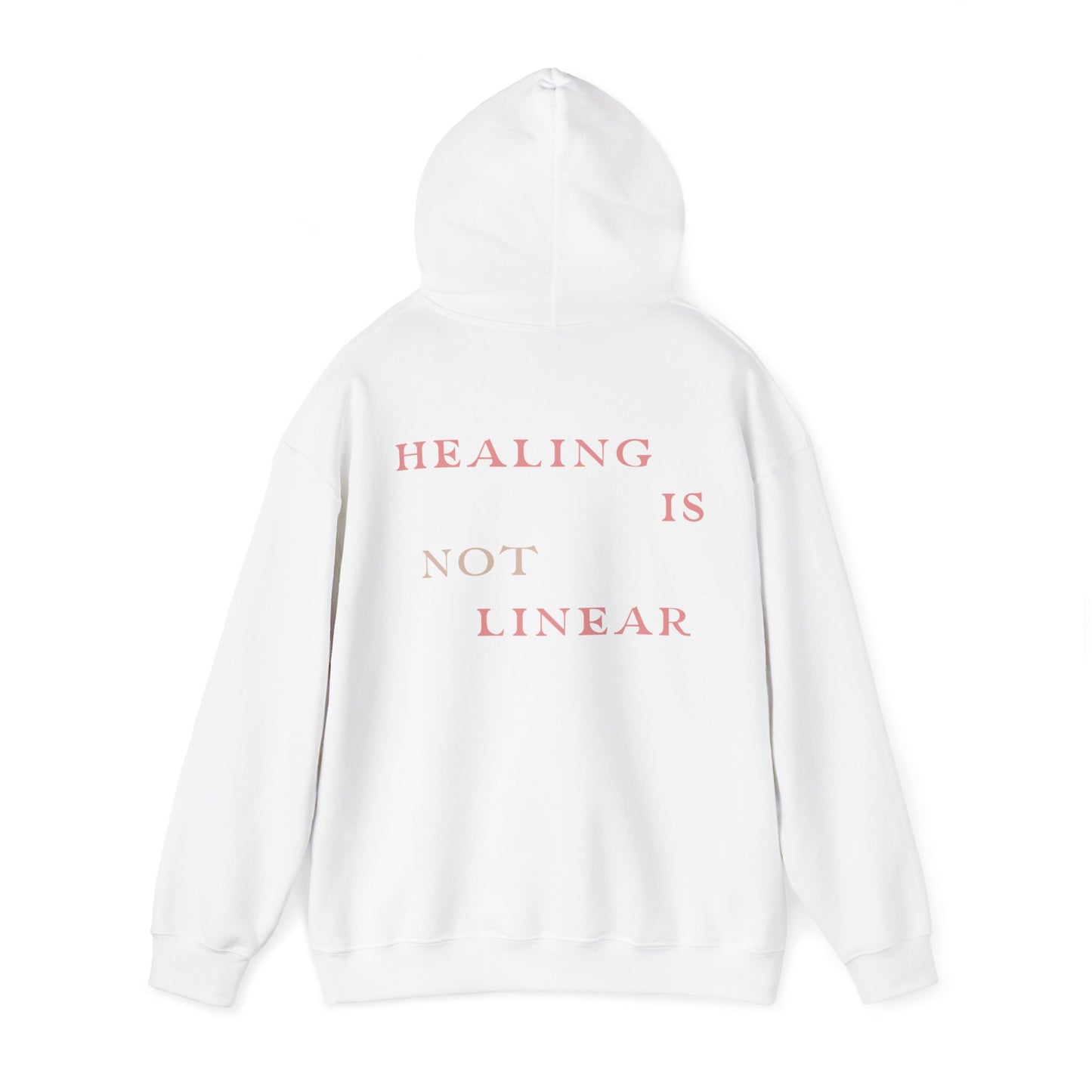 Healing is Not Linear – Brain Aneurysm Warrior | Unisex Hooded Sweatshirt