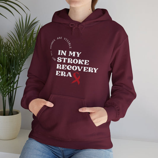 In My Stroke Recovery Era – Not all wounds are visible | Unisex Hooded Sweatshirt